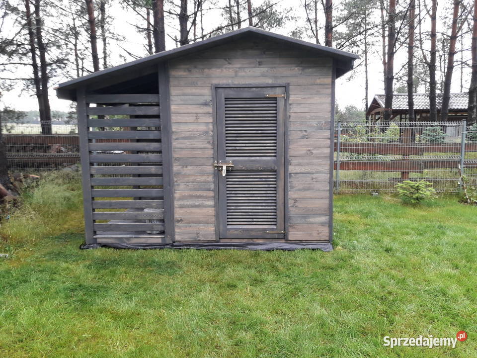 Domek narzędziowy 2 x 2m drewutnia 11 x 2m Architektura ogrodowa Kalety