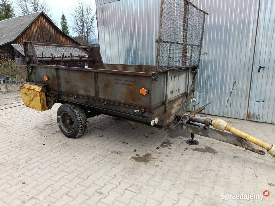 Rozrzutnik obornika 25 t mały transport Rozrzutniki obornika Limanowa