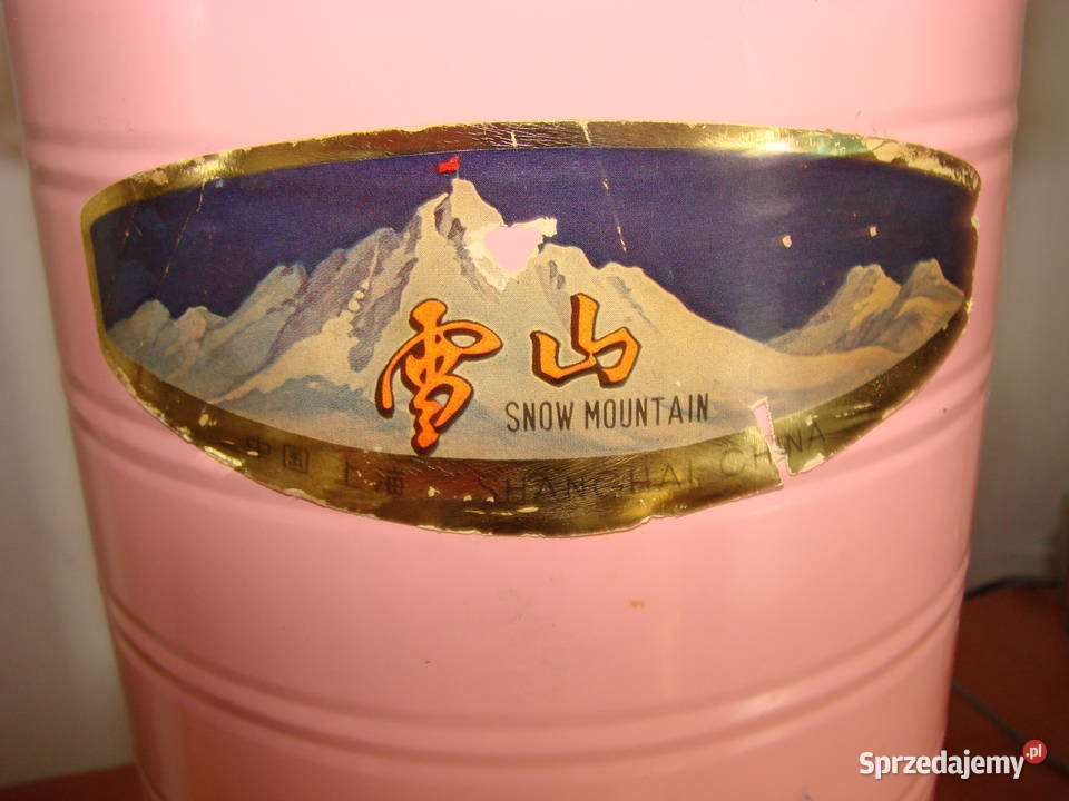 Snow Mountain stary chiński termos na lody pomorskie Pruszcz Gdański