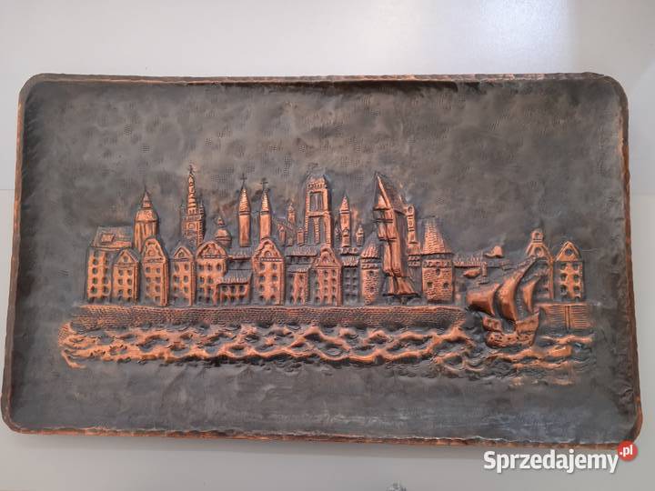 Obraz płaskorzeźba miedziana 50 x 295 x 115 sprzedam