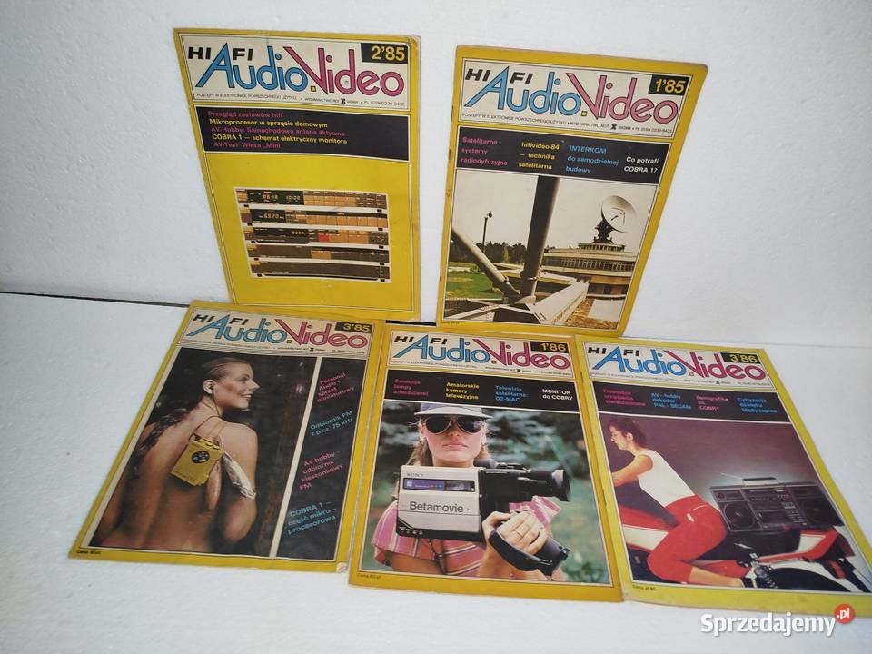 Czasopisma HiFi AV Mikrokomputer Cobra 1 5 Zgierz sprzedam