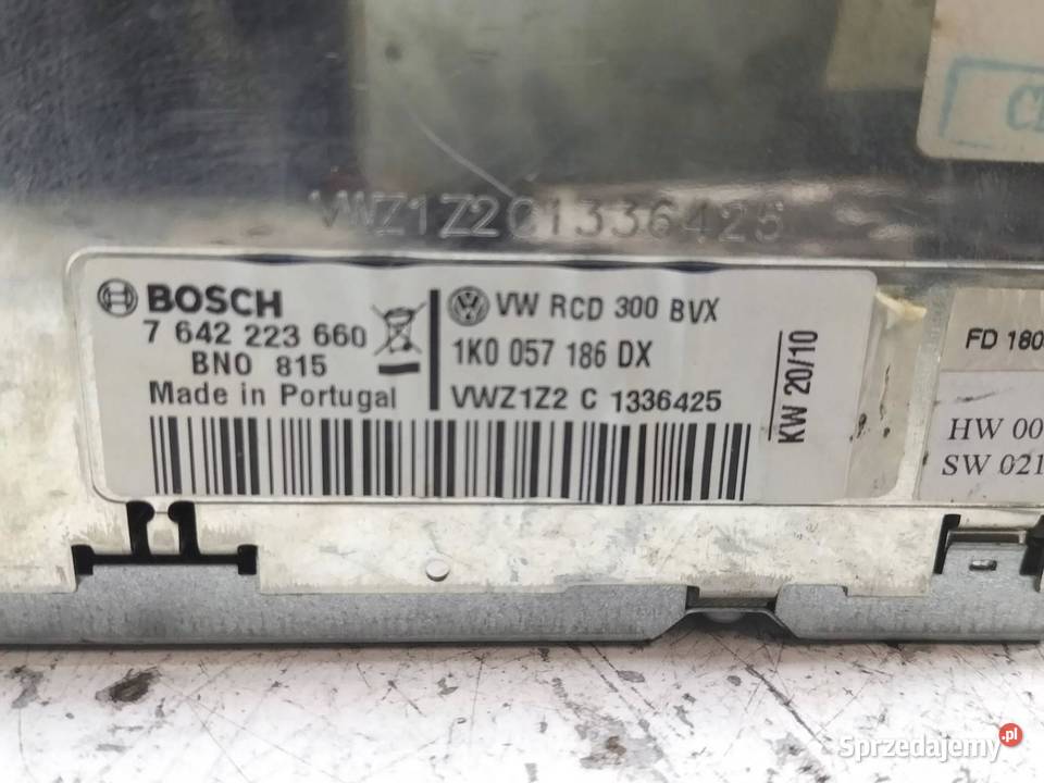 RADIO 1K0057186DX VW Volkswagen Touran I