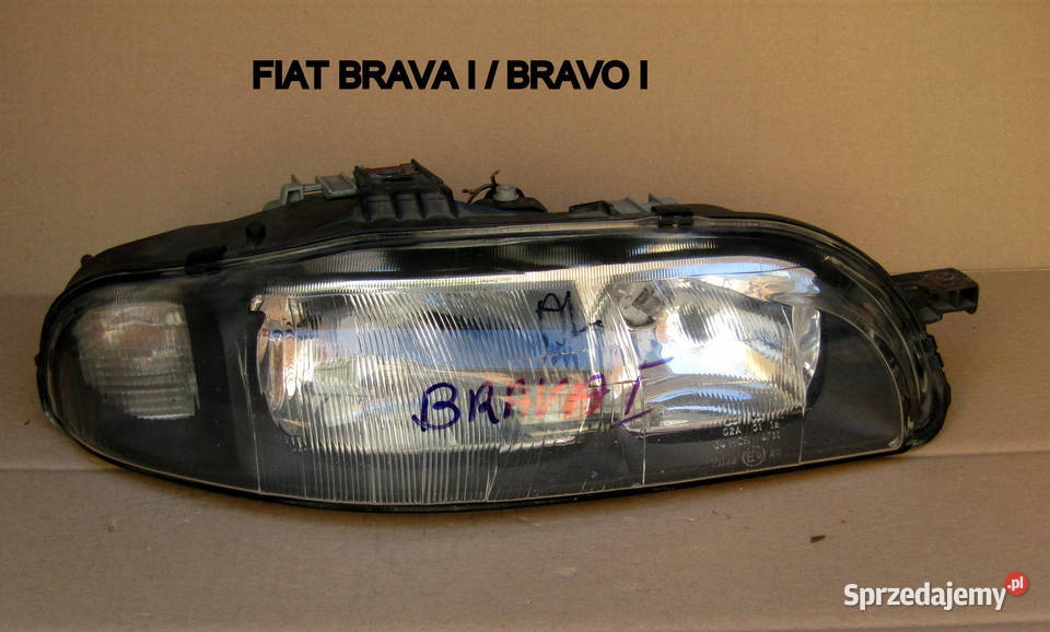 LAMPA PRZEDNIA PRAWA FIAT BRAVA BRAVO 1996r łódzkie Mysłaków sprzedam