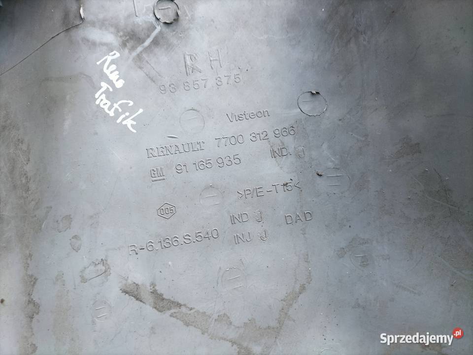 Primastar Trafic 2 Vivaro 2 OSŁONA OBUDOWA Osłony i zaślepki Kamień-Kolonia