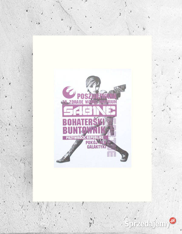 sabine plakat star wars gwiezdne wojny plakat Opole