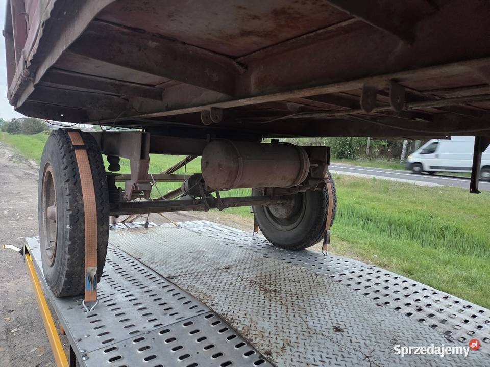 Przyczepa rolnicza Sanok Autosan D46A 45 tony łódzkie Złoczew