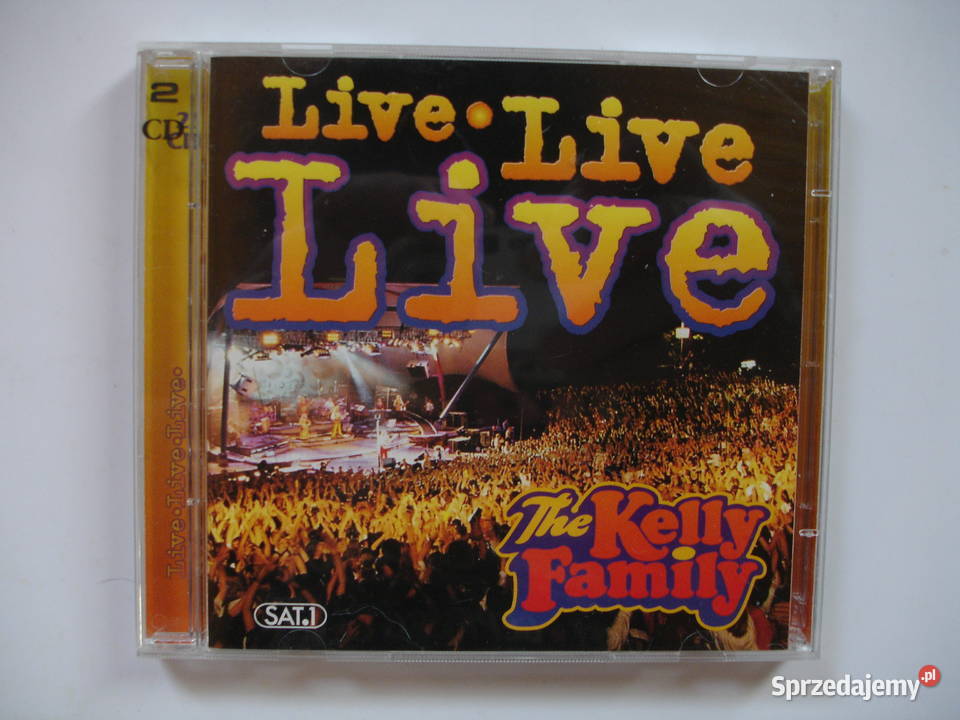 THE KELLY FAMILY Live Live Live 2xCD Album Zielona Góra