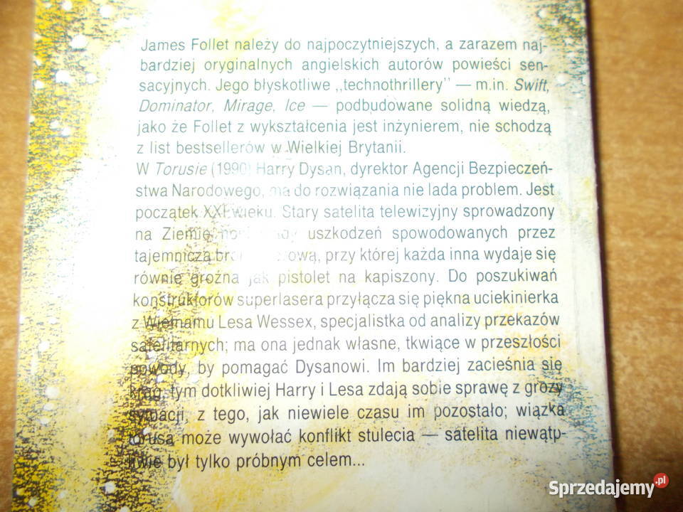 James Follett Torus science fiction Głubczyce