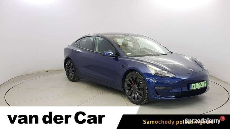 Tesla Model 3 Performance AWD Z Polskiego Salonu kurtyny powietrzne Samochody osobowe Warszawa sprzedam