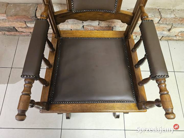 Zabytkowy fotel bujany amerykański piękne Fotele sprzedam
