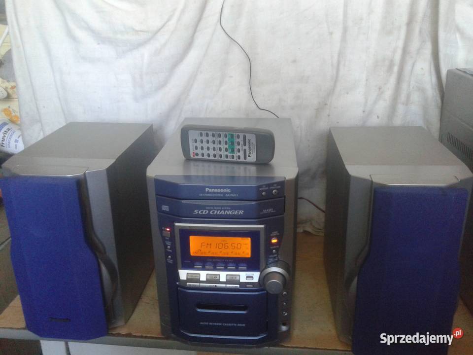 radio kseta CD wieża PANASONIC komplet z pilotem Ostrowiec Świętokrzyski