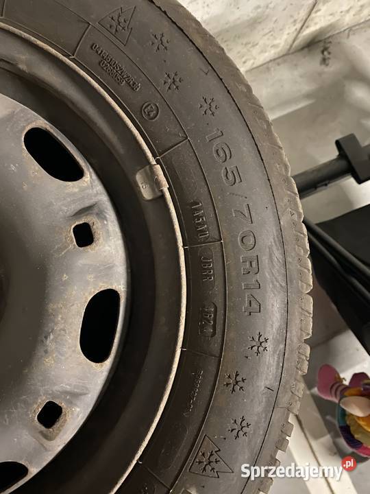Opony zimowe z FELGAMI 16570 R14 Dunlop Winter Kraków