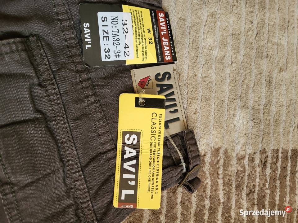 Spodnie bojówki męskie w32 Rozmiar L Białystok