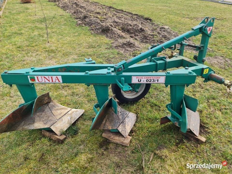 Pług zagonowy 3 skibowy UNIA GRUDZIĄDZ pomorskie Sierakowice