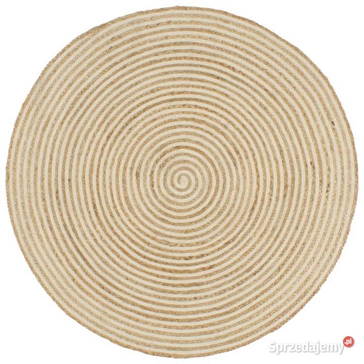 vidaXL Dywanik ręcznie wykonany z juty spiralny