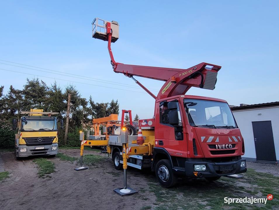 Podnośnik koszowy 75t 30 m Palfinger P300 KS tempomat Łódź