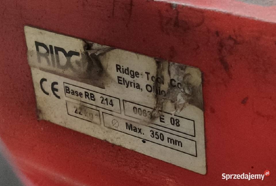 Wiertnica Ridgid RB-214 230V 3000W + stojak / zestaw Pszczyna ...