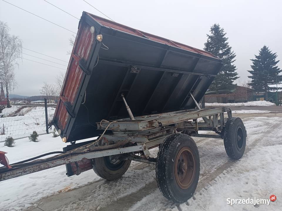 Przyczepa Rolnicza Wywrotka Sanok D44 D46 D47 Grybów