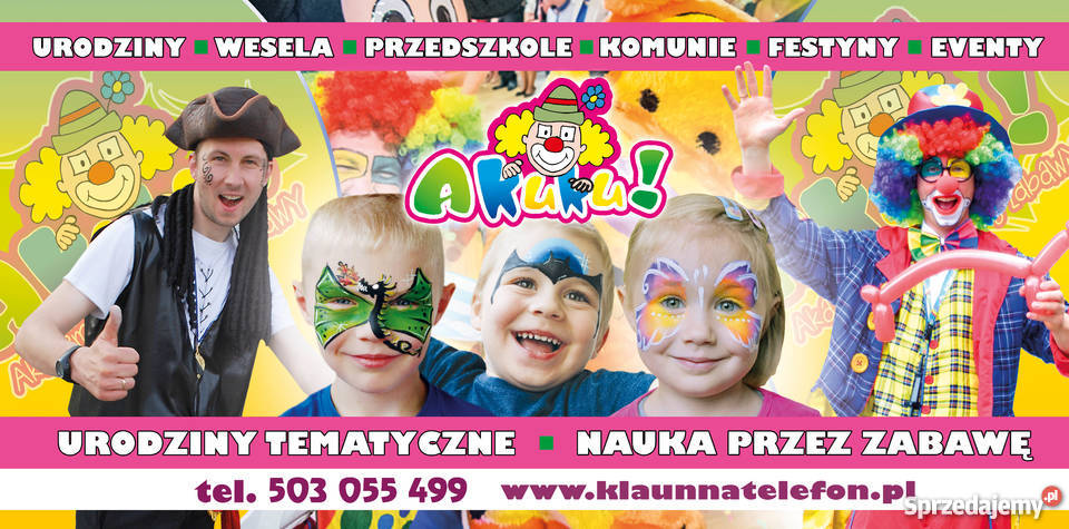 Animatorzy dzieci na każą okazję obsługa imprez