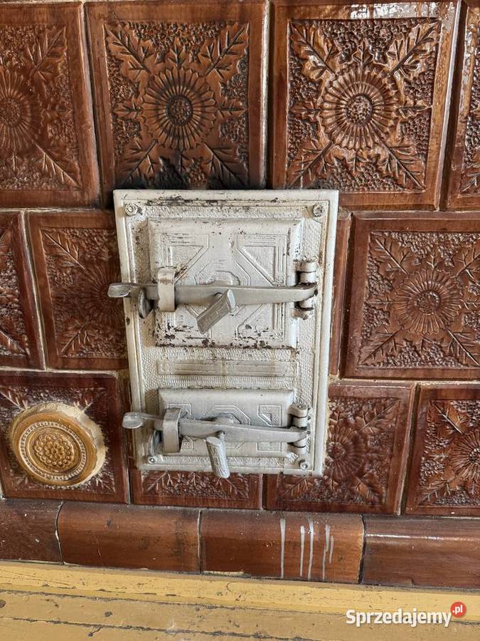 Duży piec kaflowy dwustronny 2 pokoje ozdobne Lublin