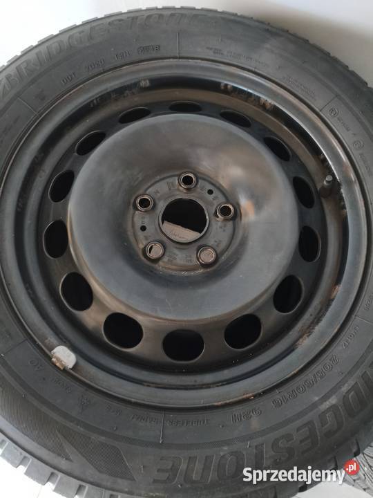 Koła zimowe 16 VW Skoda Seat 5x112 Bridgestone Średnica 16" świętokrzyskie Mirzec
