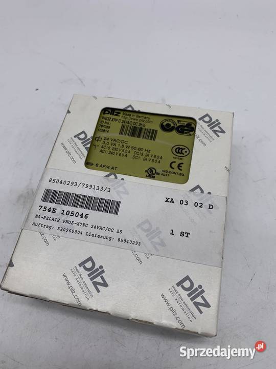 Pilz PNOZ X7P C 24VACDC 2no 787059 Safety Relay sprzedam