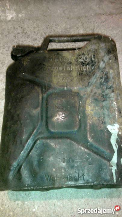 Kanister Wehrmacht Nowack Bautzen 1941 pomorskie Gdańsk