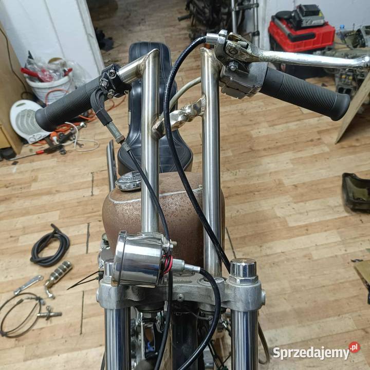 Harley Sportster Ironhead 77 Chopper sztywna Lublin