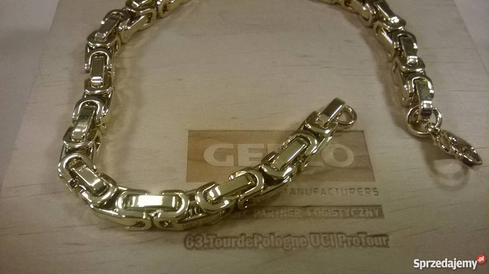 Złoty łańcuszeksplot królewskioryginalny made in Ostrów Wielkopolski