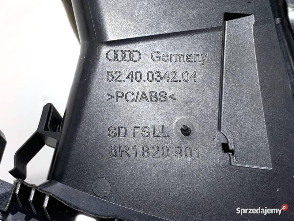 KRATKA NAWIEWU LEWY PRZÓD AUDI Q5 8R 8R1820901F osobowe