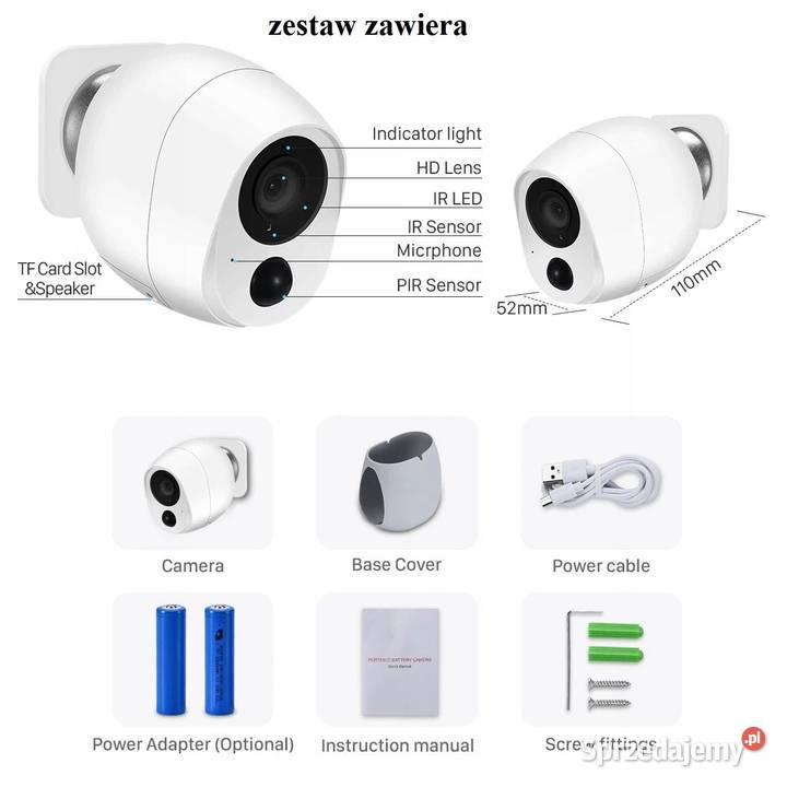 Bez kabli na WIFI baterie totalnie bezprzewodowa Wrocław