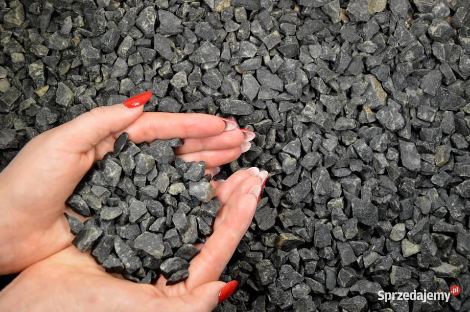 Grys diabaz kamień czarny grafitowy ozdobny do Grys i kermazyt Kraków
