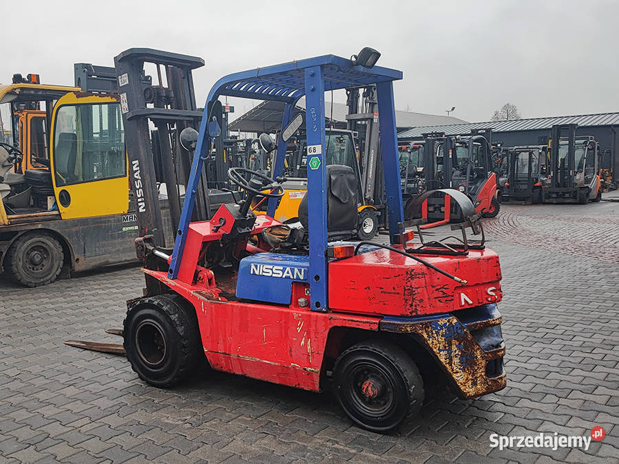 Wózek widłowy Nissan FG25 25 tony duplex 38 m Kęty