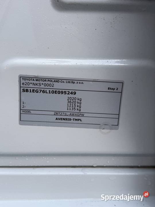Sprzedam toyote Avensis Jastrzębie-Zdrój