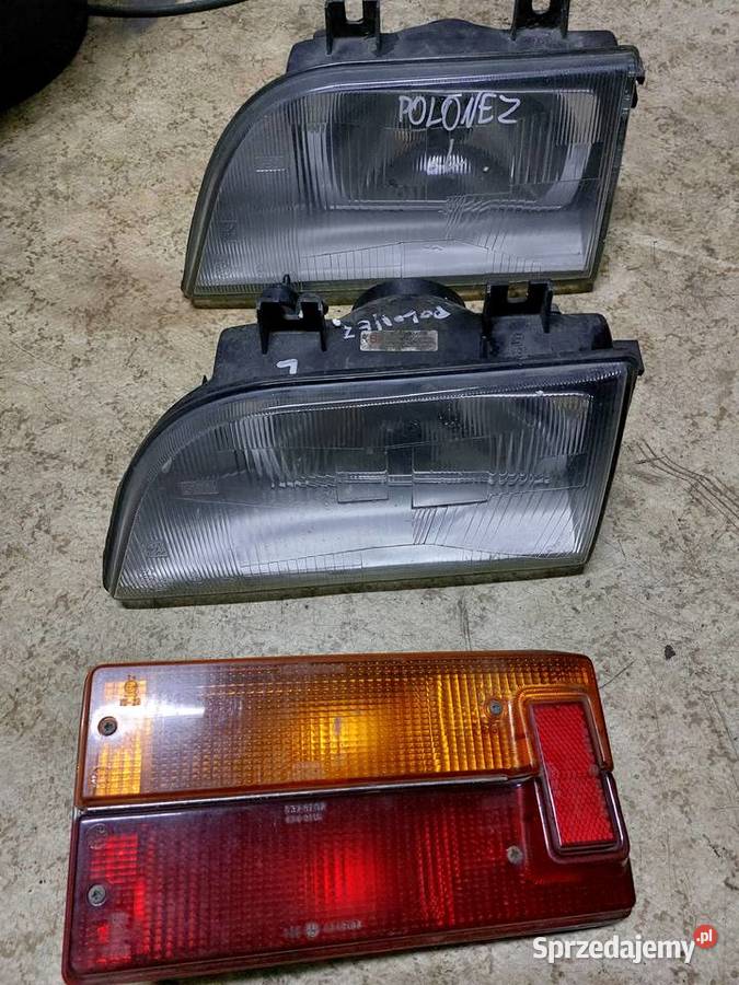 Polonez Caro zderzak przd 74E klapa lampy