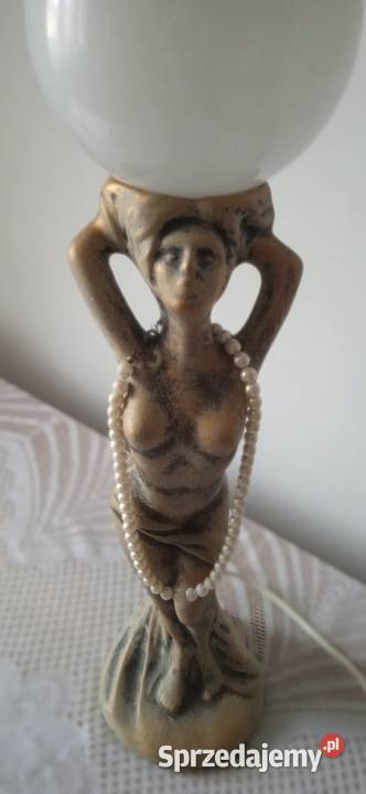 Stara lampa ŁK kamionkowa sprzedam