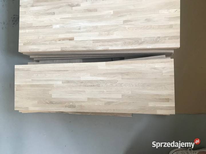 Blaty dębowe klejone na mikrowczep 20mm 40mm sprzedam
