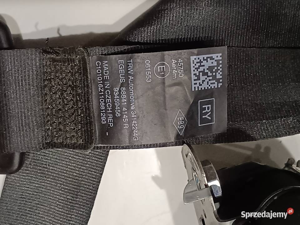 Opel Vivaro b trafic iii pas bezpieczeństwa tył Krosno sprzedam