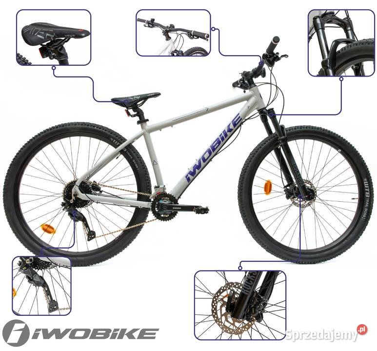 Rower Męski Górski 29 MTB Amortyzacja Hydraulika Gorlice