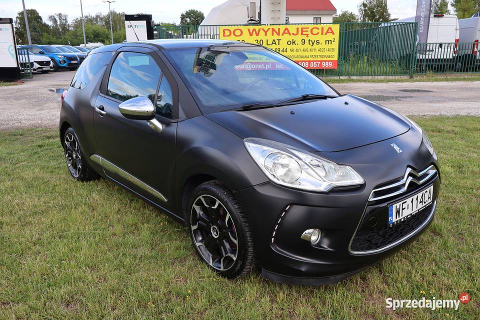Citroen DS3 16 THP 156 SalonCH Czarny Mat Hatchback