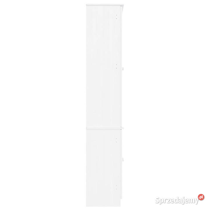 Witryna ALTA biała 77x35x1865 lite drewno Kredensy i witryny mazowieckie