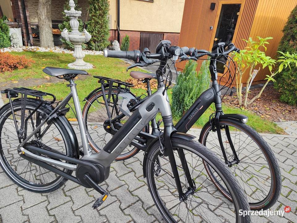 Rowery elektryczne Gazelle w idealnym stanie Rawicz sprzedam