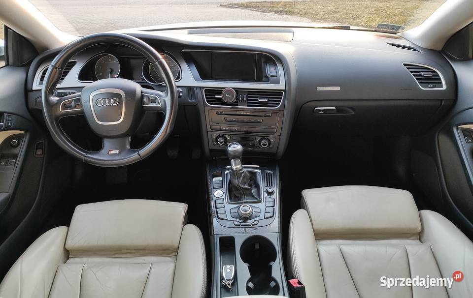 Audi S5 Coupe 2008 42 V8 Quattro manual EUROPA światła do jazdy dziennej Warszawa