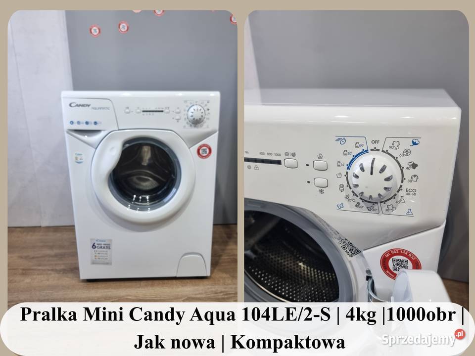Pralka Mini Candy Aqua 104LE2S 4 1000obr nowa dolnośląskie