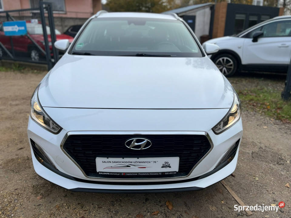 Hyundai i30 10 1wł Led 6biegów Ks Serw Tuv Klima biały i30 Częstochowa