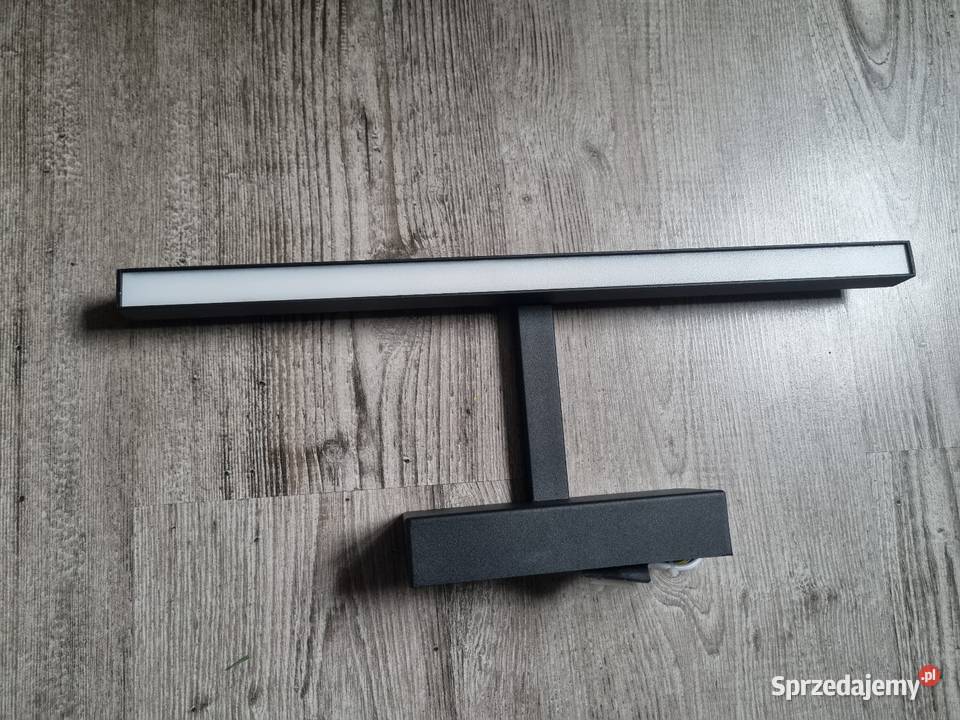 Kinkiet LED lampa ścienna czarna LEDLUX światło