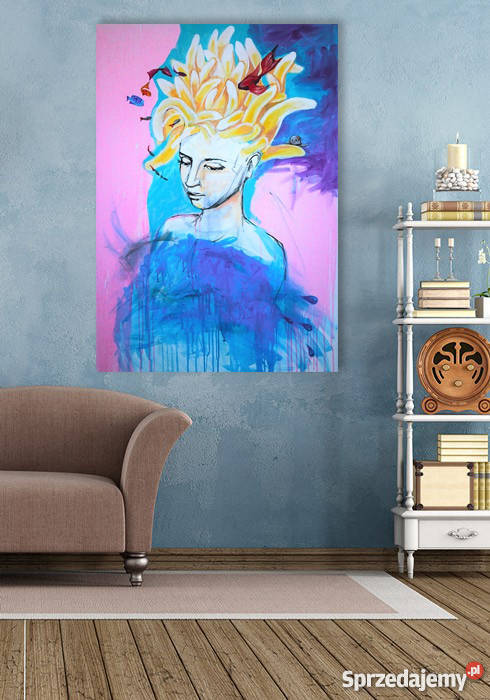 Akryl na płótnie TUŻ OBOK 70x100 obraz artystki Katowice