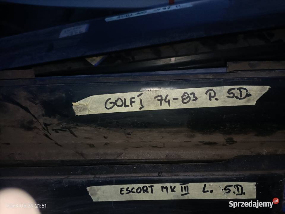 GOLF I 1 MK1 PROGI NOWE 4 DRZWI 1974 1983 Luzino