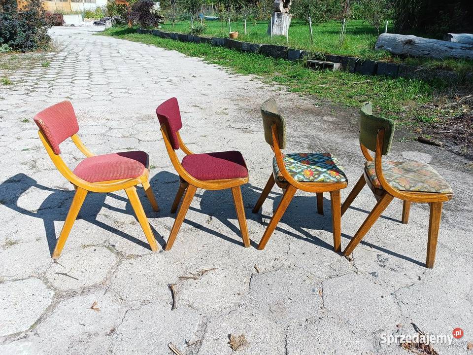 Zestaw krzeseł Skoczek Zakłady Mebli Giętych Zielona Góra