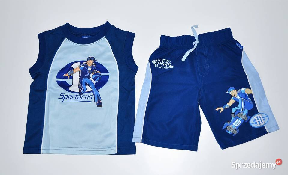 Komplet LAZY TOWN Leniuchowo Sportacus 98104 chłopiec mazowieckie Warszawa